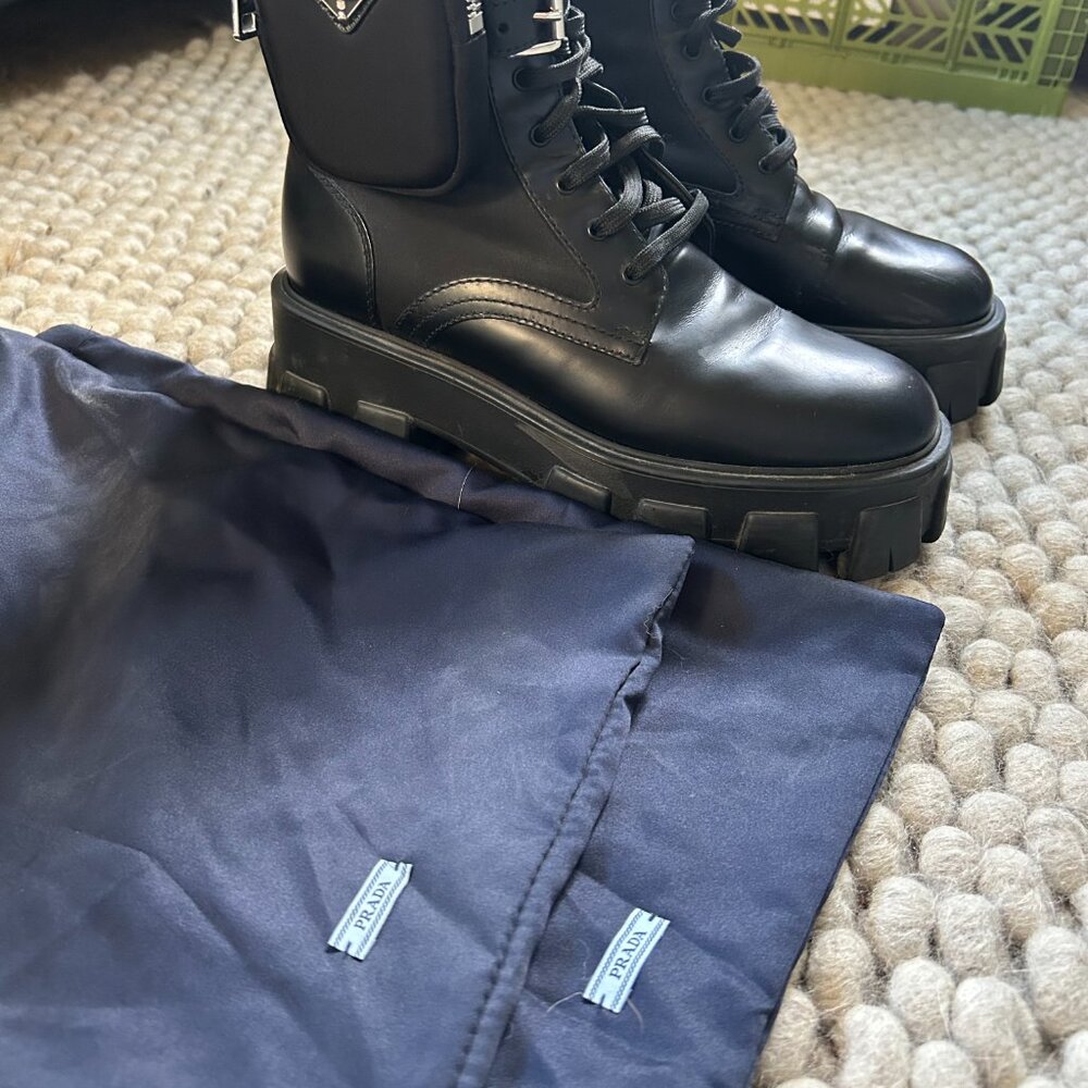 Prada lug sole combat boots - Picture 4 of 8